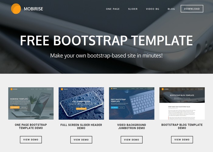 Bootstrap Template Free Download