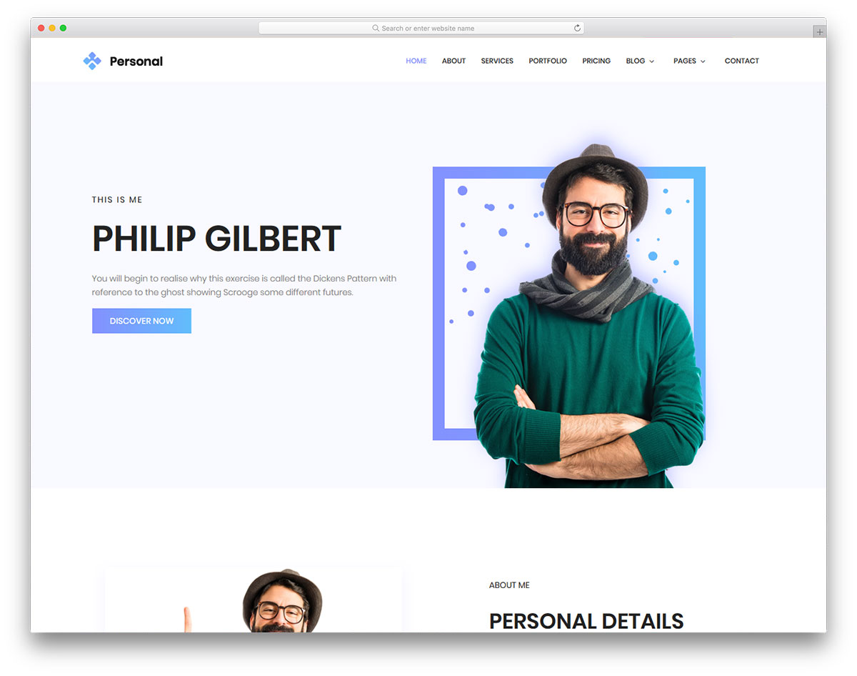 Free Personal Website Templates