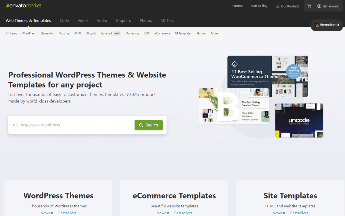 Themeforest Free Templates