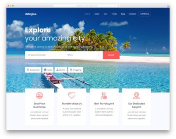 Travel Website Templates